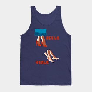 First heel then heal funny art Tank Top